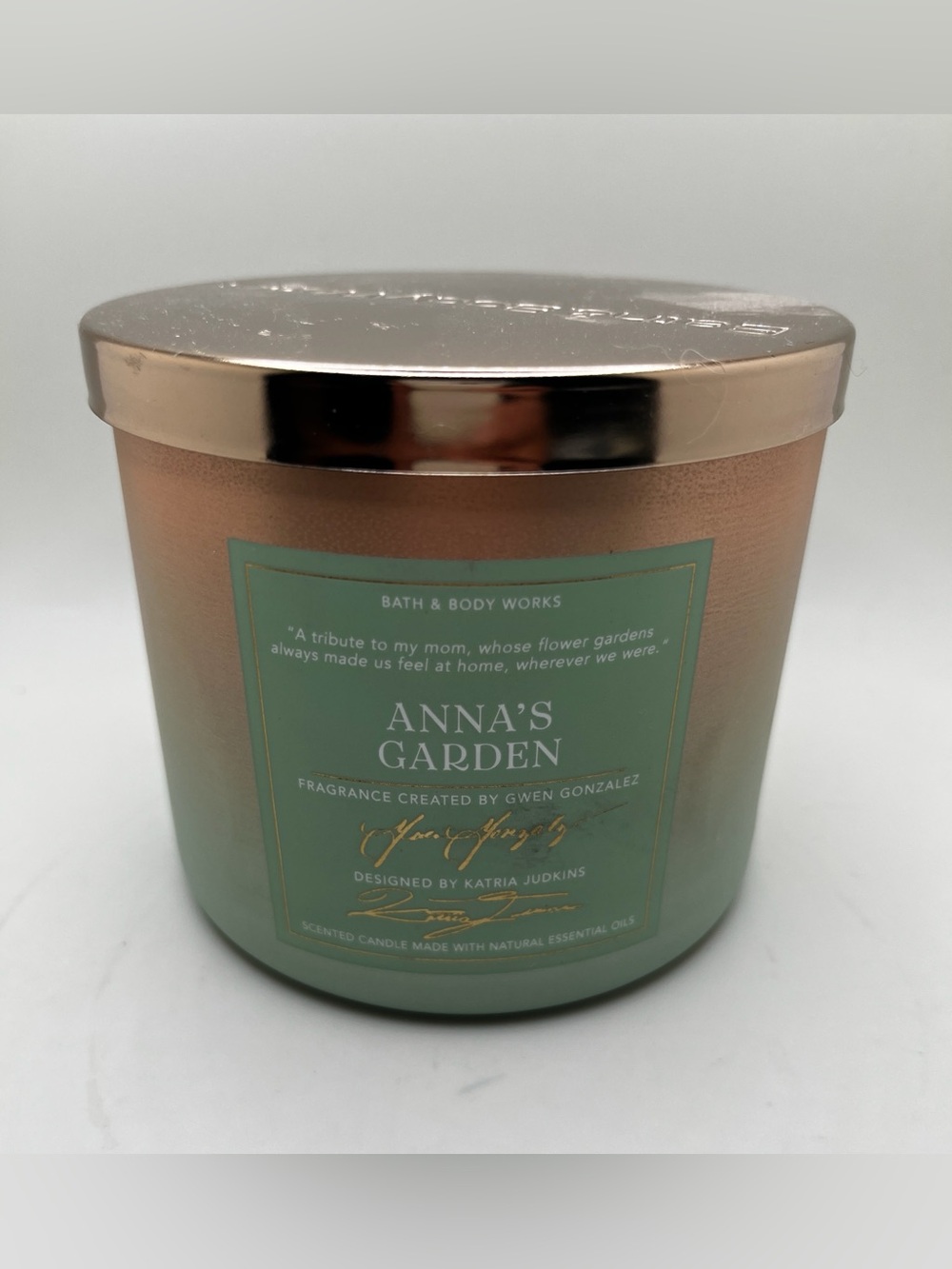 Bath & Body Works: 14.5 Oz 3-Wick Candle: Anna’s Garden